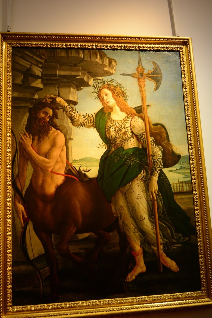 Botticelli - Pallas et le Centaure - 1482