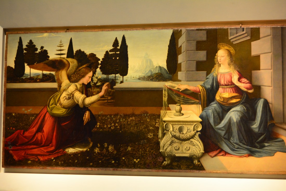 Léonard de Vinci - Annonciation - 1472.