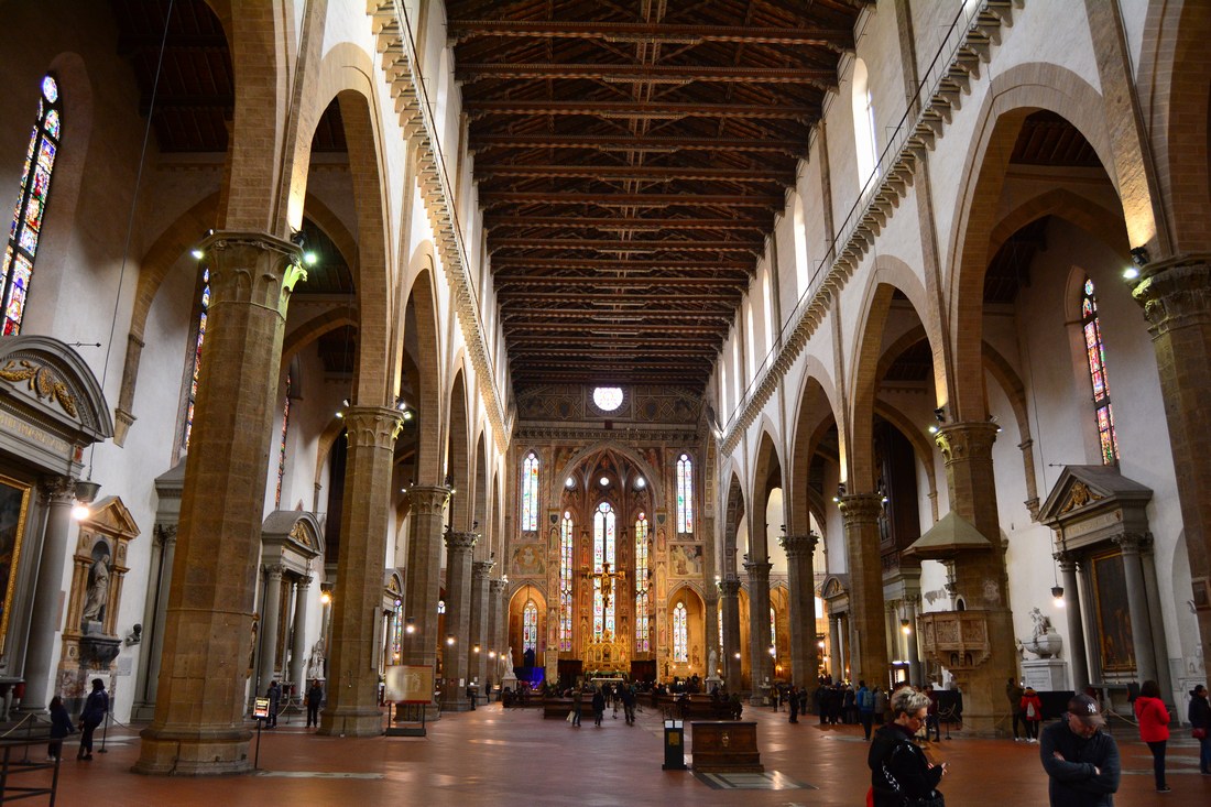 Nef principale de Santa-Croce