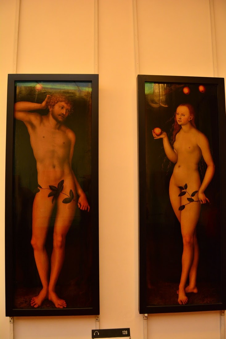 Cranach l'Ancien - Adam et Eve - 1528