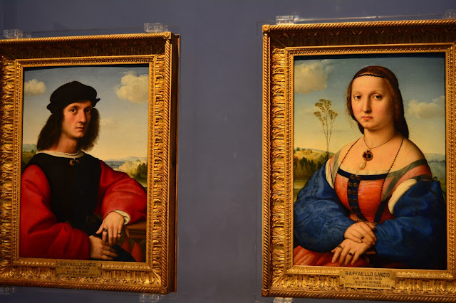 Raphaël - Portraits d'Agnolo Doni et Madeleine Strozzi - 1504