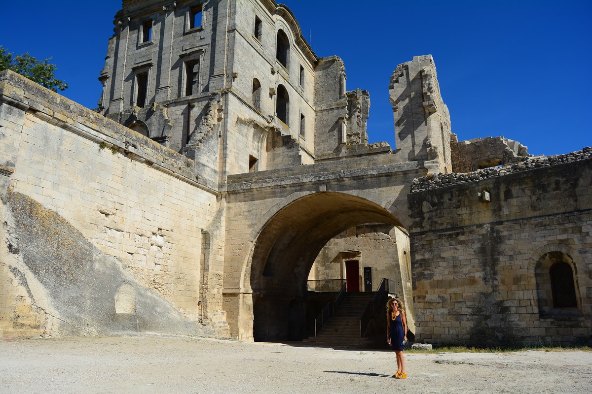 Les ruines du monastère de Saint-Maur Montmajour